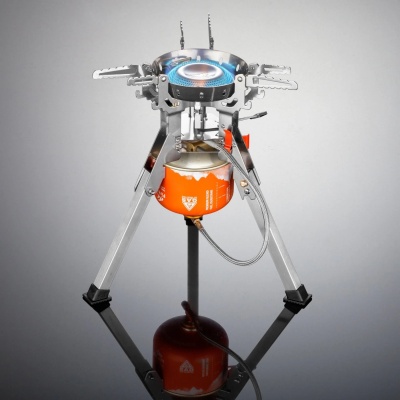 Горелка газовая Fire Maple FAMILY NEW c системой ППТ и ветрозащитой FMS-108N26