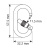 Комплект карабинов CAMP Ekto Lock RACK PACK 6 шт26
