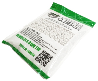 Шары BLS 0,36 1 кг (2700 шт) слоновая кость страйкбол (airsoft)22