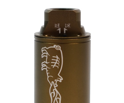 Трассерная насадка с эффектом пламени (Noveske) 80/35мм 14- USB Tan