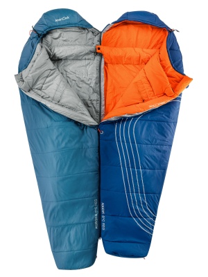Спальный мешок Kanrock Axiom -5 (regular, blue) левый42