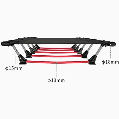 Раскладушка кемпинговая ADR Camping Light, Black221