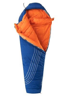 Спальный мешок Kanrock Axiom -5 (regular, blue) левый21