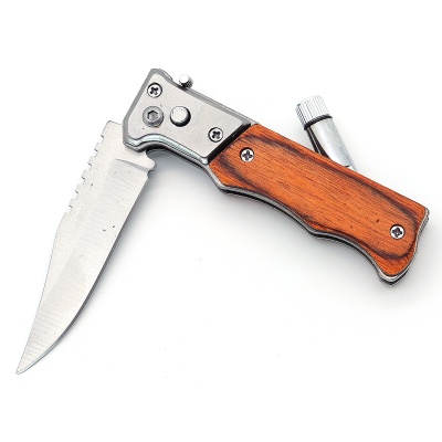 Нож выкидной Патриот с фонариком PT-TRK23 - Магазин снаряжения для активного отдыха «Адреналин спорт».