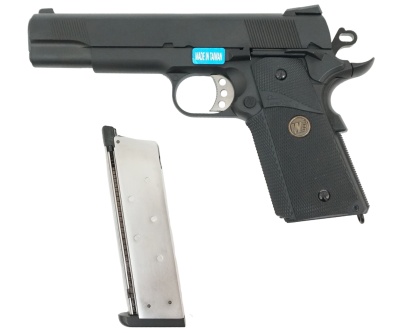 Модель пистолета WE COLT M1911A1 MEU GAS GBB Black