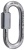 Oval Quick Link 8 mm zinc plate