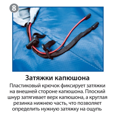 Спальный мешок BTrace Mega (серый/синий) правый20