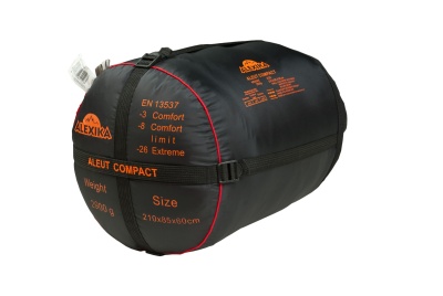 Спальный мешок Alexika ALEUT COMPACT серый правый 9233.010723