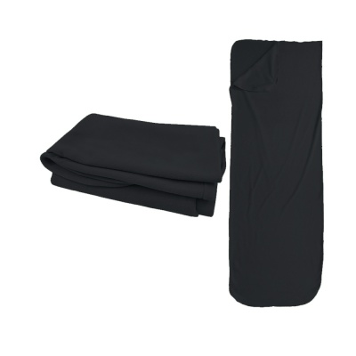 Вкладыш флисовый Terra в спальник-кокон (черный)21