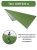 Тент ADR 3x5 (silver/green