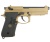 Модель пистолета WE-M009-TAN Beretta M92F, рельса Tan Модель пистолета WE-M009-TAN Beretta M92F, рельса Tan