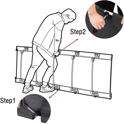 Раскладушка кемпинговая ADR Camping Light, Black25