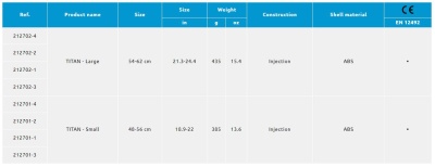 Каска CAMP Titan, размер 2, White24