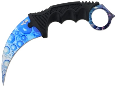 Нож нескладной CSGO HCS-6 (керамбит, ледяные капли) - Магазин снаряжения для активного отдыха «Адреналин спорт».