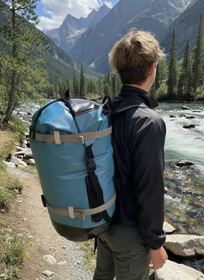 Герморюкзак ADR Stream DryPack 55 (light blue)1