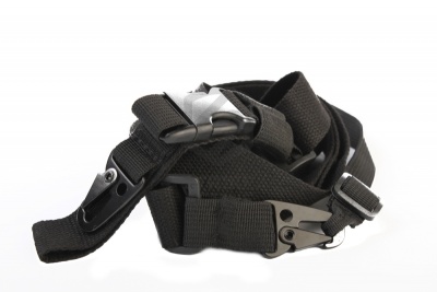 Ремень трехточечный LA-11B Black