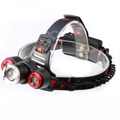 Фонарь налобный Патриот PT-FLG01 (3L, 2*18650, ZOOM)