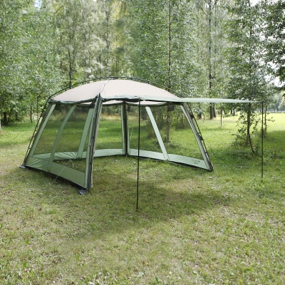 Палатка BTrace Camp (зеленая/беж)45