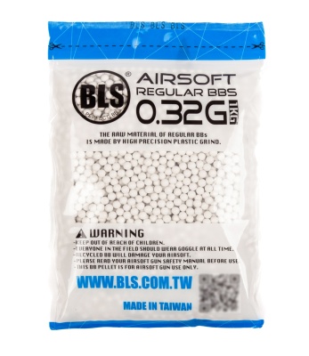 Шары BLS 0,32 White 1кг (3100шт.) страйкбол (airsoft)21