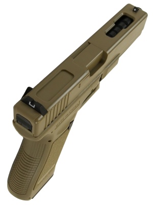 Модель пистолета Cyma CM030 Glock 18C электр. Tan