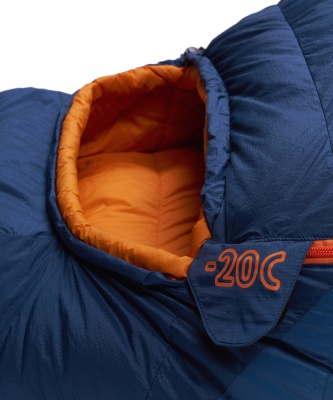 Спальный мешок RedFox Yeti -20C (Long, деним/оранж) левый25