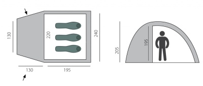 Палатка BTrace Dome 32