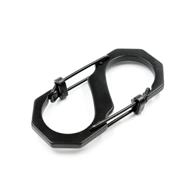 Карабин "Следопыт" 5,5 см двойной, сталь - Магазин снаряжения для активного отдыха «Адреналин спорт».