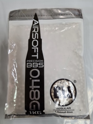 Шары BLS 0,48 1кг (2000 шт) слоновая кость УЦЕНКА21