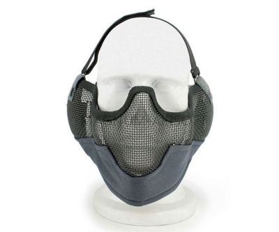 Маска сетчатая на нижнюю часть лица Tactical V2 Strike Mesh Gray