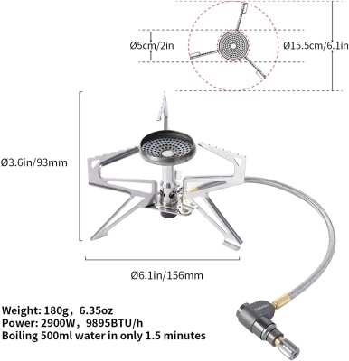 Горелка газовая Fire Maple POLARIS Remote22