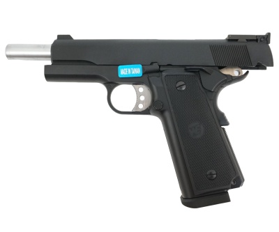 Модель пистолета WE COLT M1911 P14-45 CO2 GBB Black