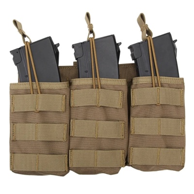 Подсумок тройной molle ADR FJB-03 A-tacs FG22