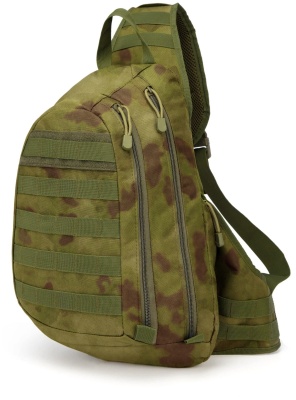 Рюкзак тактический ADR однолямочный Сrossbody CH-077 15L Green Camo