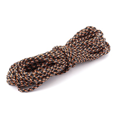 Шнур светоотраж. Следопыт 4мм, 10м (черный/оранж/белый) TWP-52 - Магазин снаряжения для активного отдыха «Адреналин спорт».